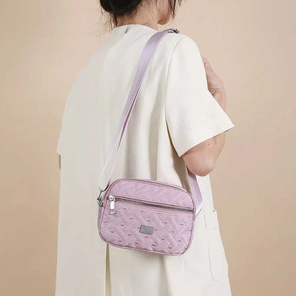 Quilted Crossbody Bag for Women – Lightweight Messenger Purse