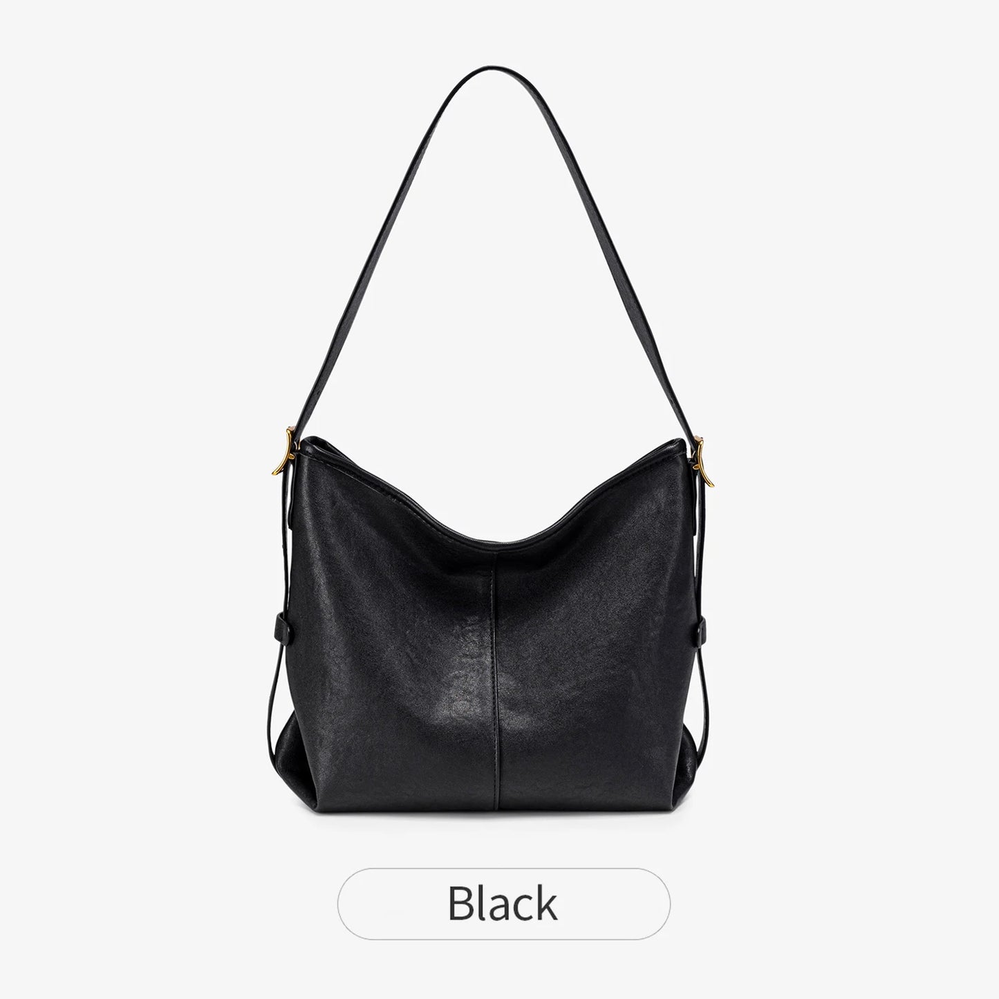Women's Retro PU Leather Crossbody Bag – Large Capacity Hobo Handbag