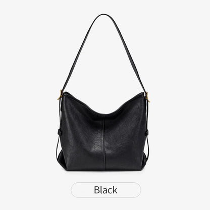 Women's Retro PU Leather Crossbody Bag – Large Capacity Hobo Handbag