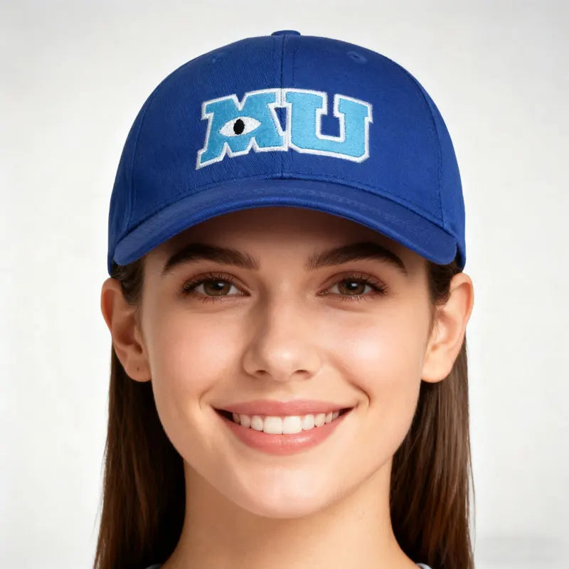 Monsters University MU Embroidered Snapback Baseball Cap