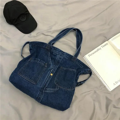 Casual Jeans Bags Denim Shoulder Women Designer Tote Crosbody Luxury Handbags Shopping Bag Bolsos