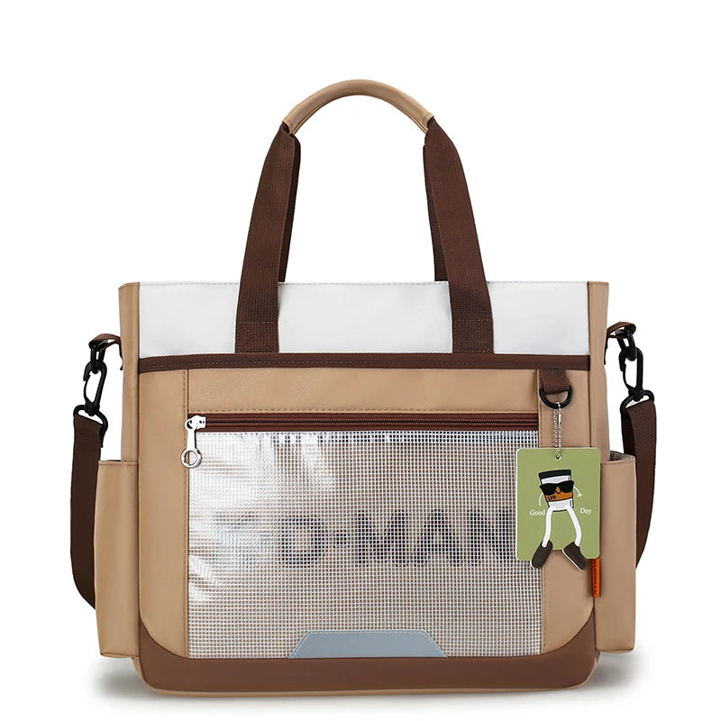 Large Capacity Waterproof Tote Bag for School & Daily Use