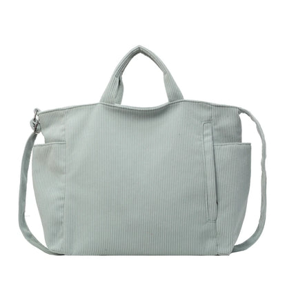 Corduroy Tote Bag for Women – Large Capacity Shoulder & Crossbody