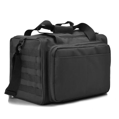Tactical Gun Range Bag – Deluxe Pistol Shooting Duffel with Magazine Pouches