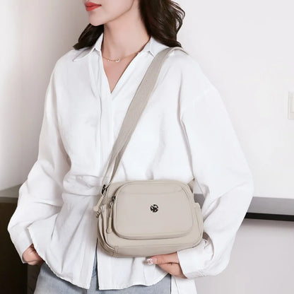 Women's Waterproof Nylon Crossbody Bag – Lightweight Small Square