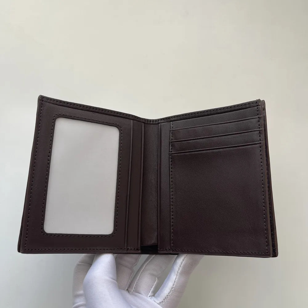 Men's Genuine Crocodile Leather Bifold Wallet