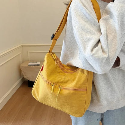Lightweight Nylon Crossbody Bag for Women – Large Capacity Shoulder Bag
