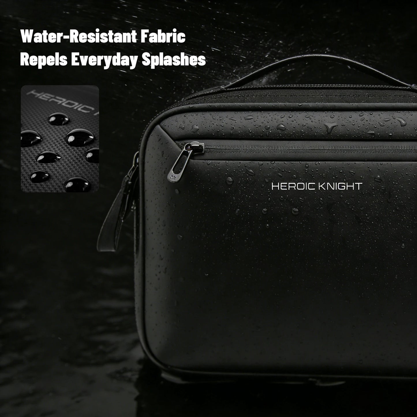 Travel Toiletry Bag, Waterproof Portable Wash Pouch for Men & Women