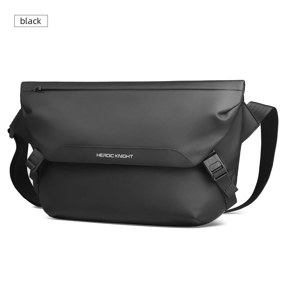 Water Repellent Messenger Bag for Men – Casual Crossbody Shoulder Bag Fits 11" iPad