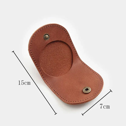 Genuine Leather Mini Coin Wallet – Compact Hasp Purse for Women & Men