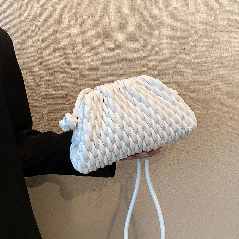 Women's Quilted Crossbody Bag – Designer Clutch Purse
