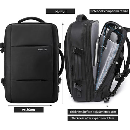 Waterproof Anti-Theft Laptop Backpack 15.6" – Business Travel Bag for Men
