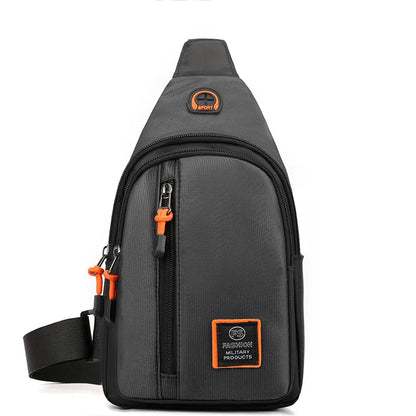 Men's Waterproof Oxford Crossbody Bag – Sports & Travel Chest Pouch