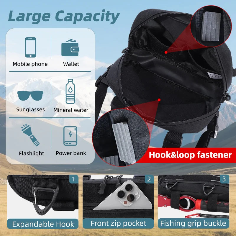 Tactical Chest Rig Bag – Outdoor Hiking & Cycling Vest Pack