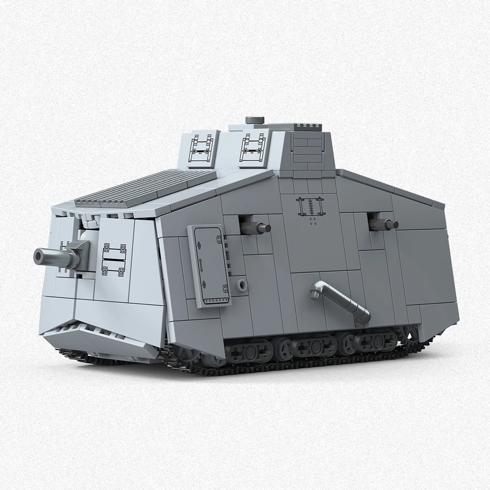 WWI Military Jeep Building Blocks Set – Army Vehicle Model Toy