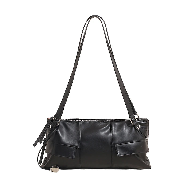 Oil Wax Leather Crossbody Bag – Women's Soft Shoulder Handbag