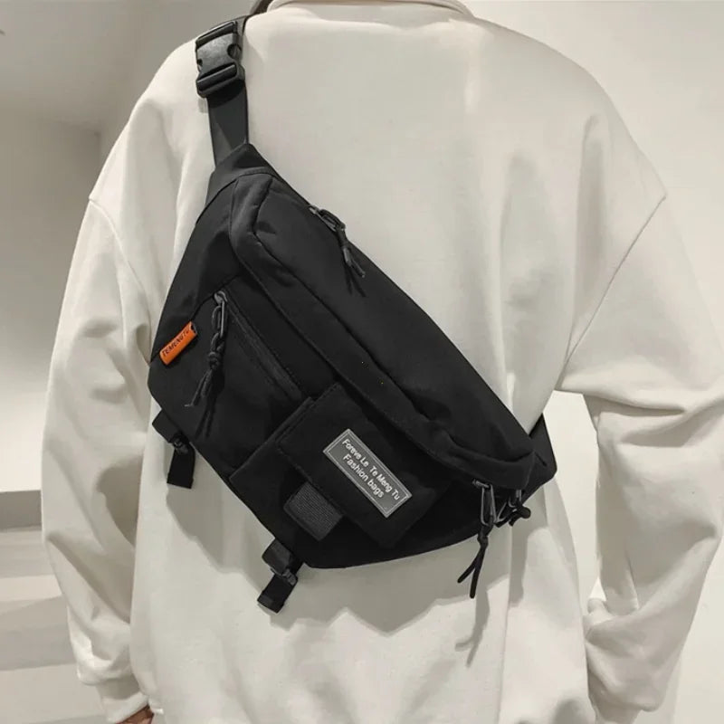 Nylon Chest Pack & Waist Bag – Unisex Outdoor Fanny Pack