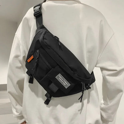 Nylon Chest Pack & Waist Bag – Unisex Outdoor Fanny Pack