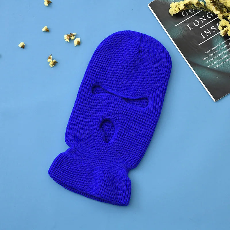 Knitted Balaclava Ski Mask – Full Face Winter Hat for Men & Women