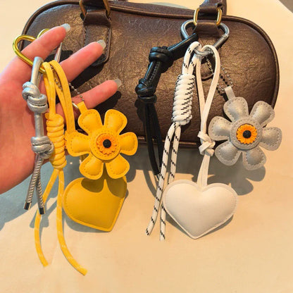 Sunflower Bag Charm – Exquisite Floral Keychain Accessory