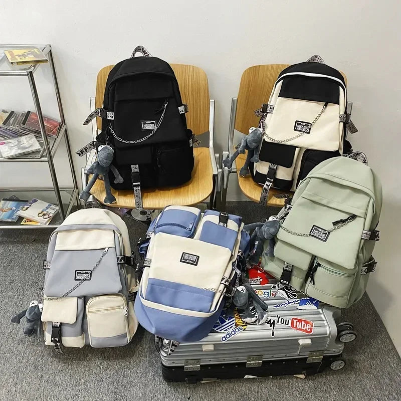 Large Capacity School Backpack – Laptop & Travel Bag