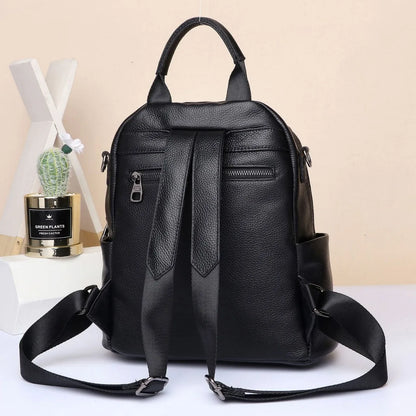 Genuine Leather Women's Backpack – Luxury Designer Style