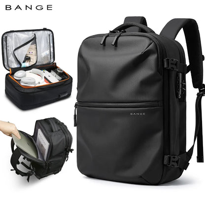 Bange Anti-Theft Travel Backpack with Wet Dry Separation – Fits 15.6" Laptop