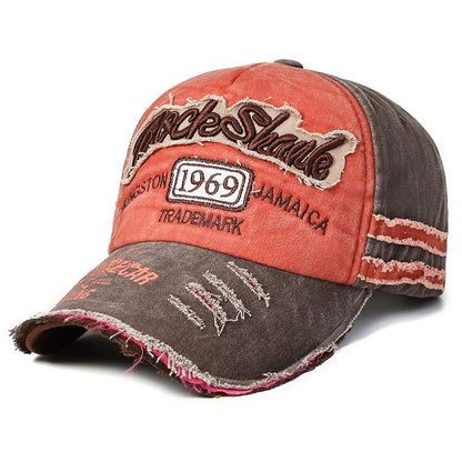 Shark Embroidery Baseball Cap – Unisex Cotton Snapback Hat