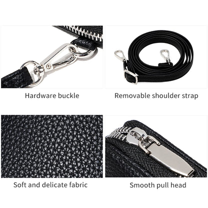 Women's Crossbody Phone Bag & Wallet – PU Leather Shoulder Purse