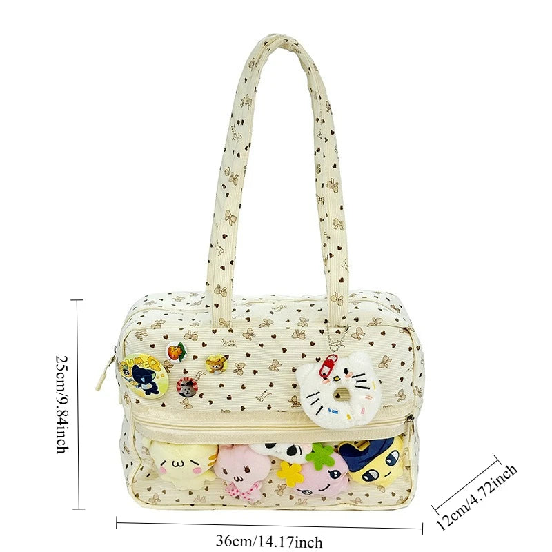 Kawaii Shoulder Bag - Anime Ita Tote Large Capacity Handbag