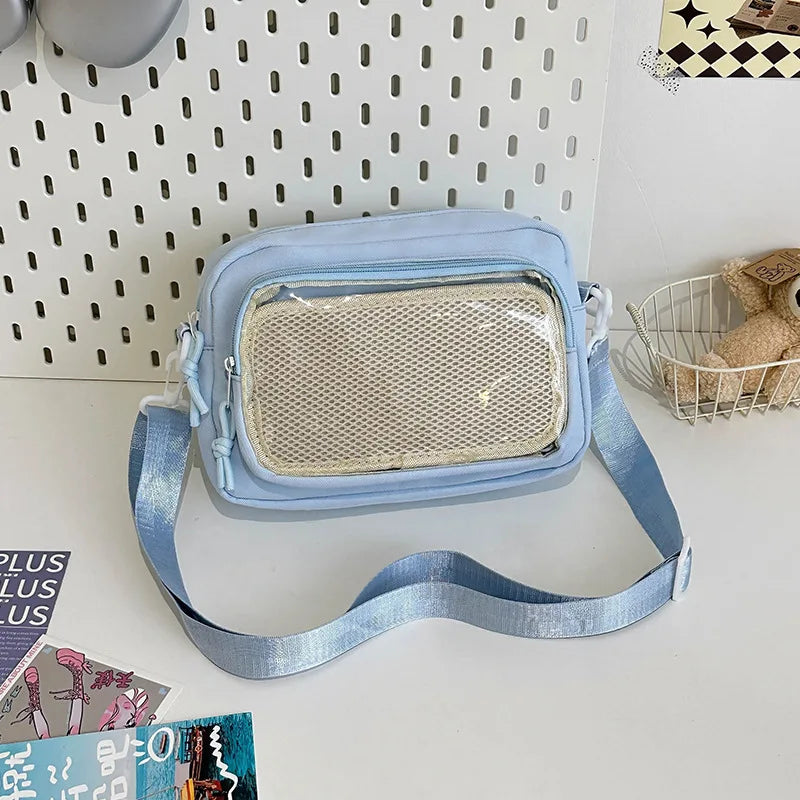Japanese Ita Crossbody Bag for Women – Clear Window Display