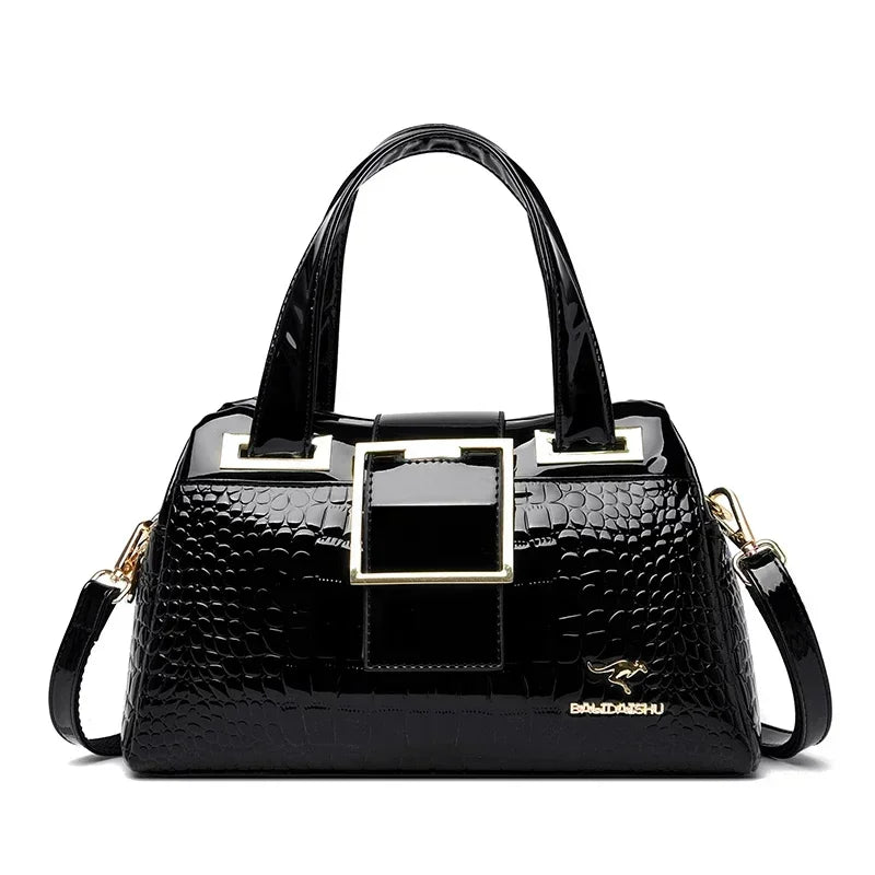 Leather Tote Shoulder Bag for Women – Large Crossbody Handbag