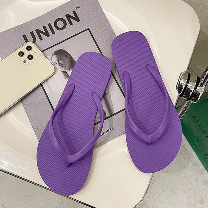 Women's Colorful Non-Slip Beach Flip Flops – Summer Sandals