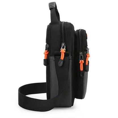 Men's Oxford Messenger Shoulder Bag – Lightweight Crossbody Purse