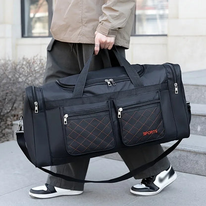 Large Capacity Sports Duffel Bag with Multiple Pockets for Travel & Gym