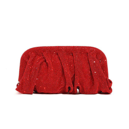 Crystal Evening Clutch Bag – Women's Diamond Party Purse