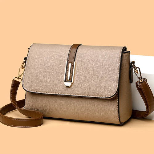 Patchwork Crossbody Bag for Women – Flap Shoulder Purse