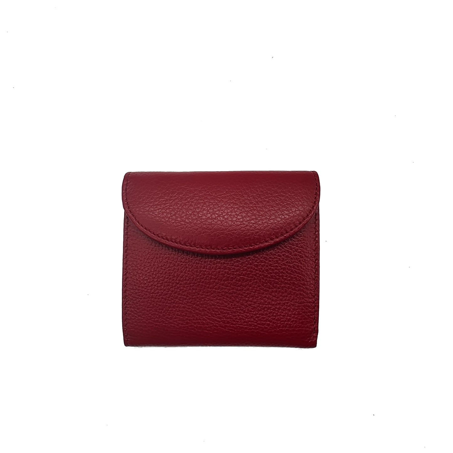 Women's Genuine Leather Short Wallet – Flap Closure with Card Holders