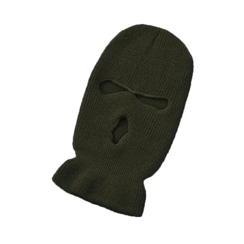 Balaclava Ski Mask – Full Face Cover, 3-Hole Windproof Knit Hat