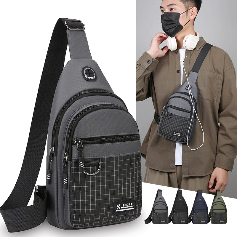 Men's Multifunctional Sling Bag – Sports Chest Pack