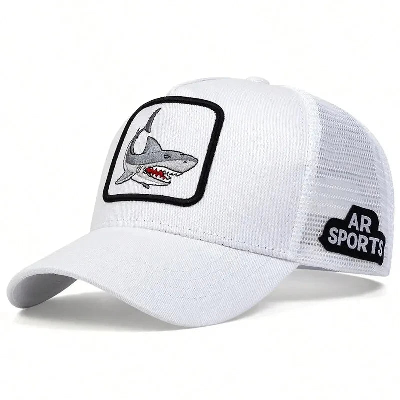 Cute Animal Embroidery Trucker Cap – Mesh Baseball Hat