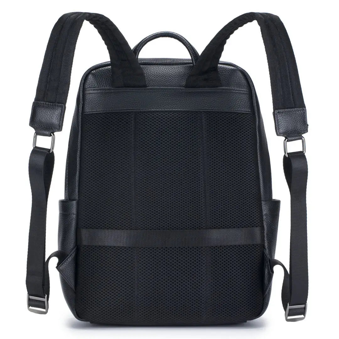 Genuine Leather Men's Large Backpack – Laptop & Travel Bag