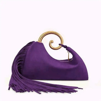 Fringe Suede Hobo Shoulder Bag – Boho Crossbody Bag for Women