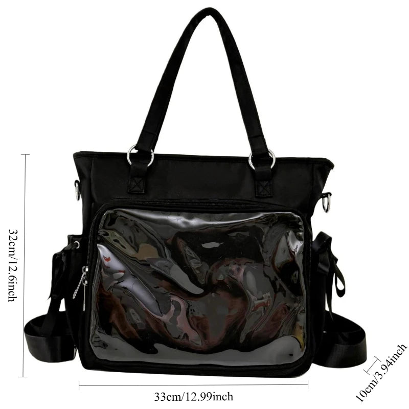 Kawaii Ita Bag Large Capacity Nylon Crossbody Shoulder Bag
