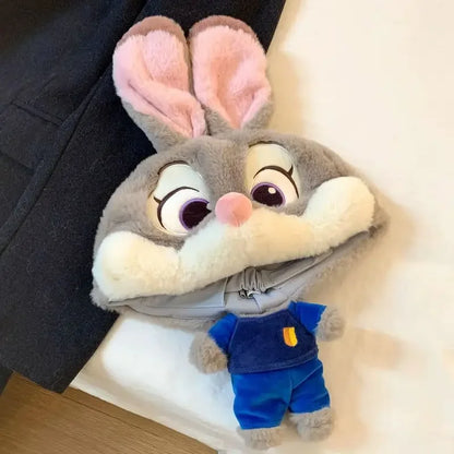 Zootopia Plush Character Hat with Mini Doll – Judy, Nick & More
