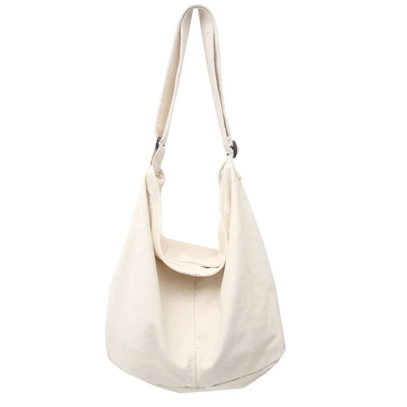 Canvas Shoulder Bag for Women – Large Hobo Tote Handbag