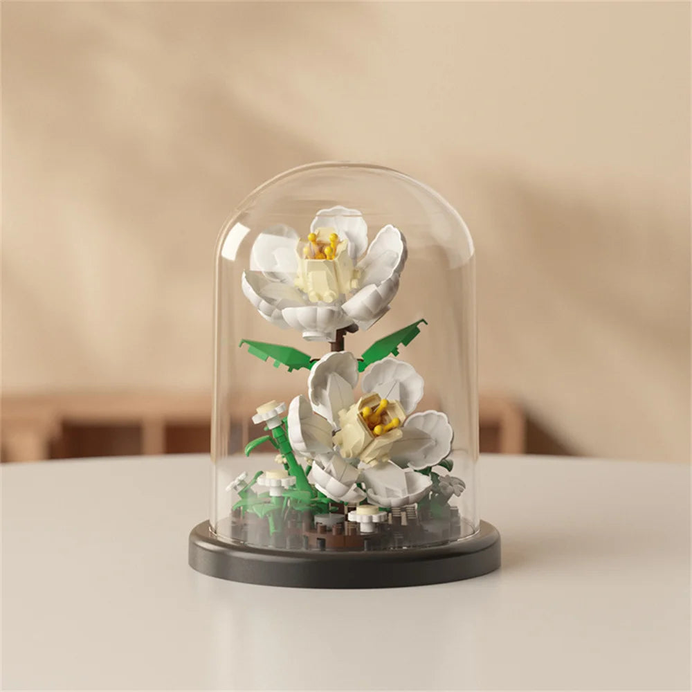Eternal Flower Micro Building Blocks Bonsai – Home Decor Set