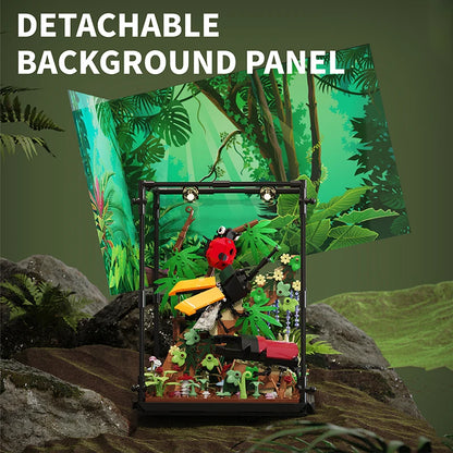 Insect Ecological Box Building Blocks – Beetle & Ladybug Diorama