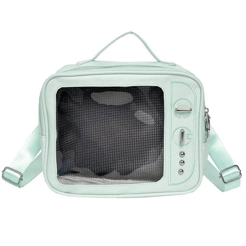 Japanese Transparent Ita Bag Large Capacity Crossbody Shoulder Bag