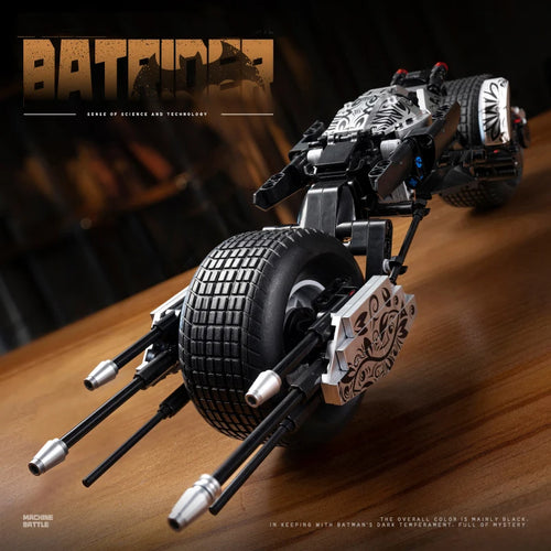 Dark Knight Motorcycle MOC Building Blocks Set